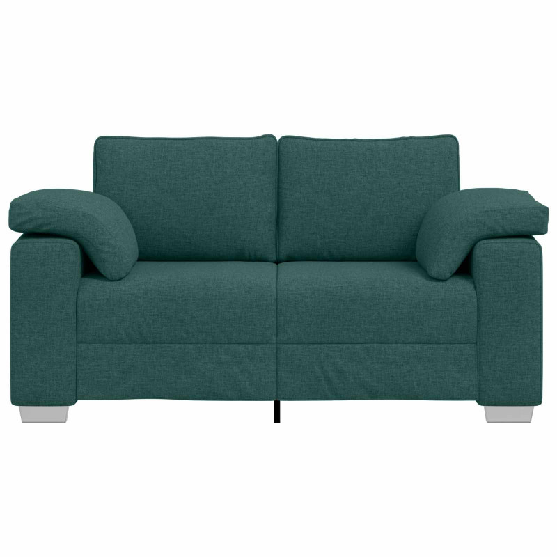 Sofa Ciemna zieleń 160 x 80 x 82 cm tkanina