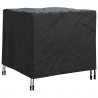 Pokrowiec na meble Czarny 74 x 74 x 60 cm Tkanina Oxford 210D