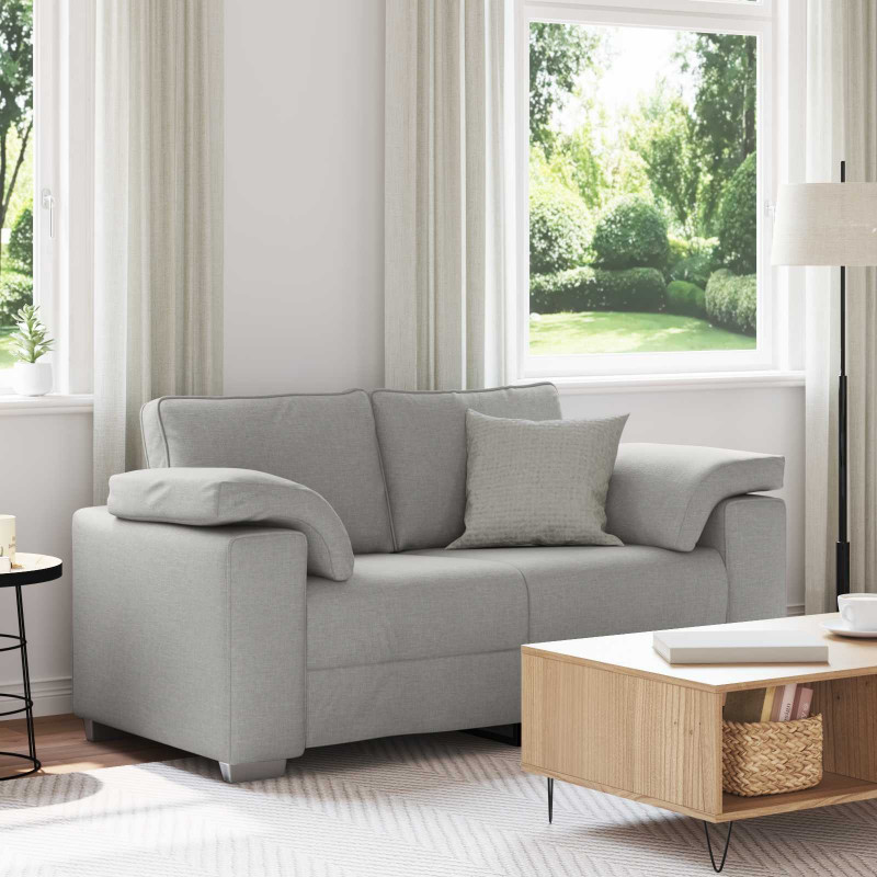 Sofa Szary chmur 160 x 80 x 82 cm tkanina