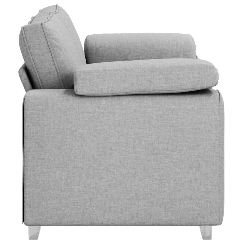 Sofa Szary chmur 160 x 80 x 82 cm tkanina