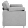 Sofa Szary chmur 160 x 80 x 82 cm tkanina