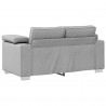 Sofa Szary chmur 160 x 80 x 82 cm tkanina