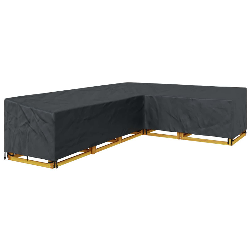 Pokrowiec na meble Czarny 330 x 255 x 80 cm Tkanina Oxford 420D
