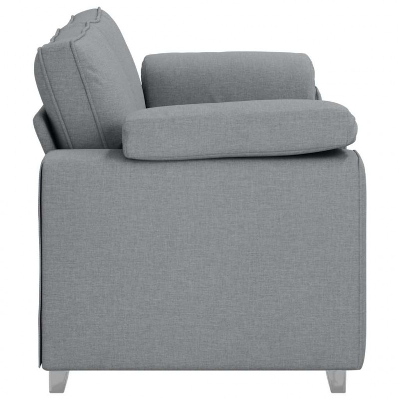 Sofa Jasnoszary 180 x 80 x 82 cm tkanina
