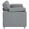 Sofa Jasnoszary 180 x 80 x 82 cm tkanina