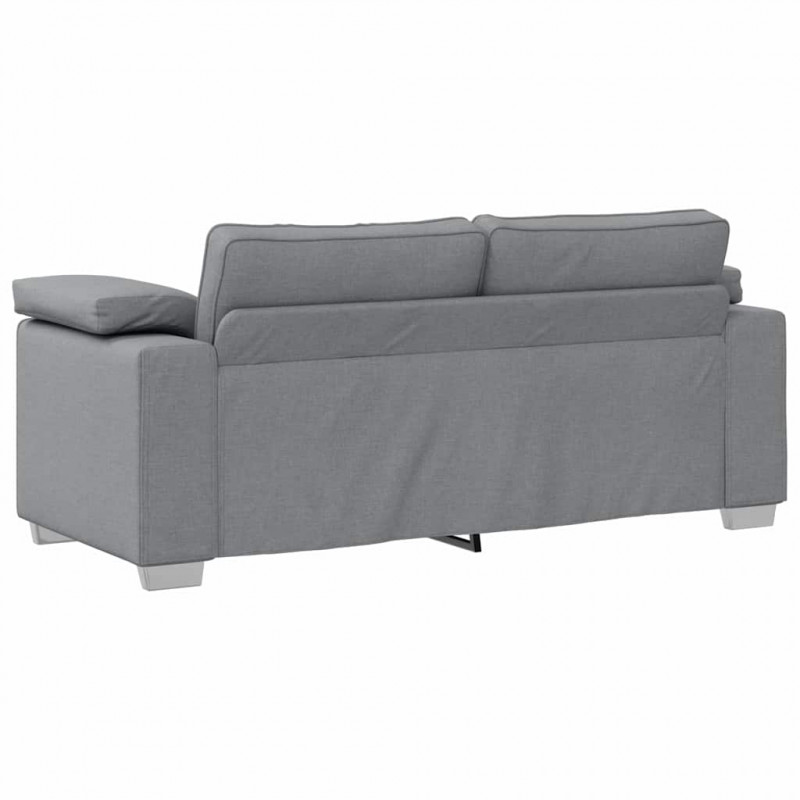 Sofa Jasnoszary 180 x 80 x 82 cm tkanina
