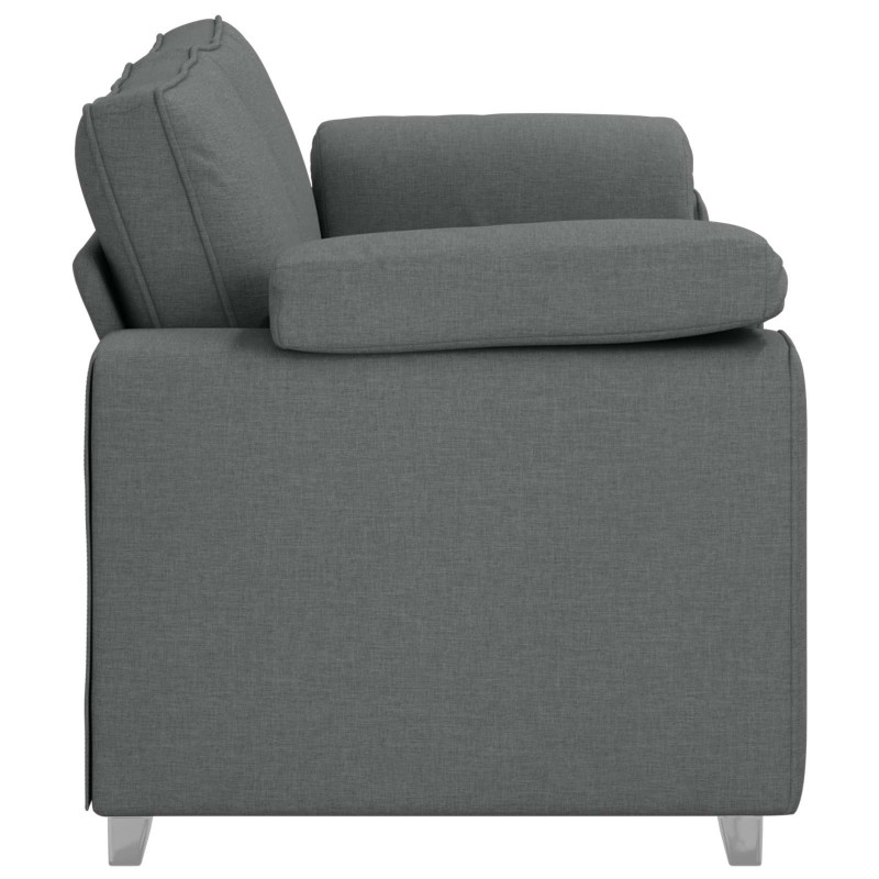 Sofa Ciemnoszary 180 x 80 x 82 cm tkanina