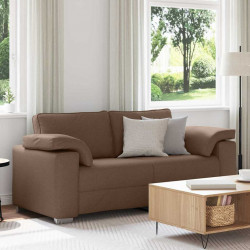 Sofa Brązowy 180 x 80 x 82 cm tkanina