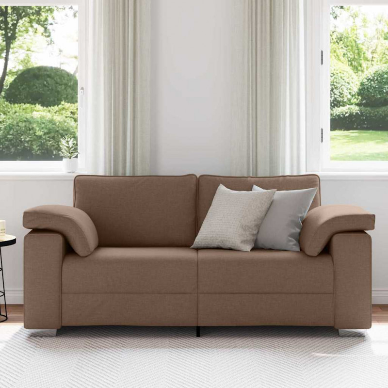 Sofa Brązowy 180 x 80 x 82 cm tkanina