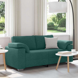Sofa Ciemna zieleń 180 x 80 x 82 cm tkanina