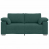 Sofa Ciemna zieleń 180 x 80 x 82 cm tkanina