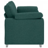 Sofa Ciemna zieleń 180 x 80 x 82 cm tkanina