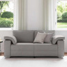 Sofa Ciemnoszary 180 x 80 x 82 cm tkanina