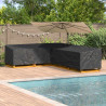 Pokrowiec na meble Czarny 330 x 255 x 80 cm Tkanina Oxford 420D