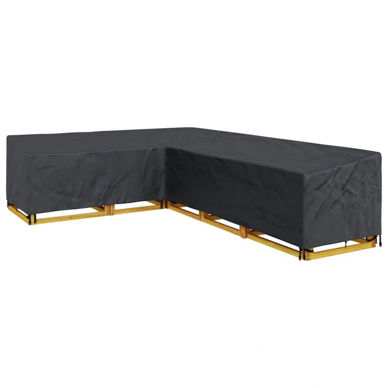 Pokrowiec na meble Czarny 330 x 255 x 80 cm Tkanina Oxford 420D