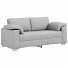 Sofa Szary chmur 180 x 80 x 82 cm tkanina