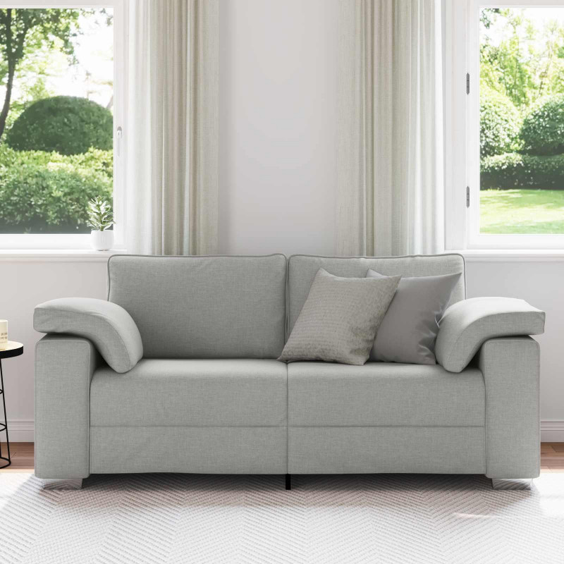 Sofa Szary chmur 180 x 80 x 82 cm tkanina