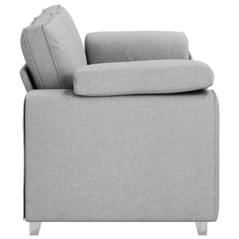 Sofa Szary chmur 180 x 80 x 82 cm tkanina