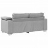 Sofa Szary chmur 180 x 80 x 82 cm tkanina