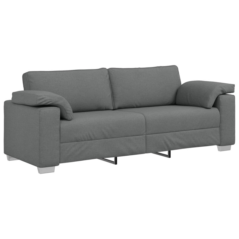 Sofa Ciemnoszary 220 x 80 x 82 cm tkanina