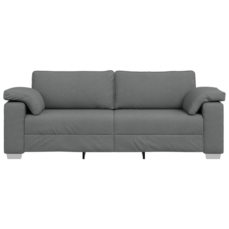 Sofa Ciemnoszary 220 x 80 x 82 cm tkanina