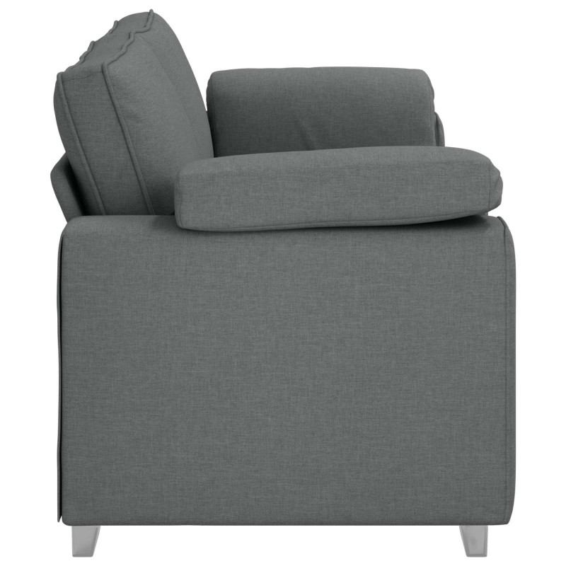 Sofa Ciemnoszary 220 x 80 x 82 cm tkanina