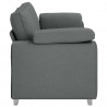 Sofa Ciemnoszary 220 x 80 x 82 cm tkanina