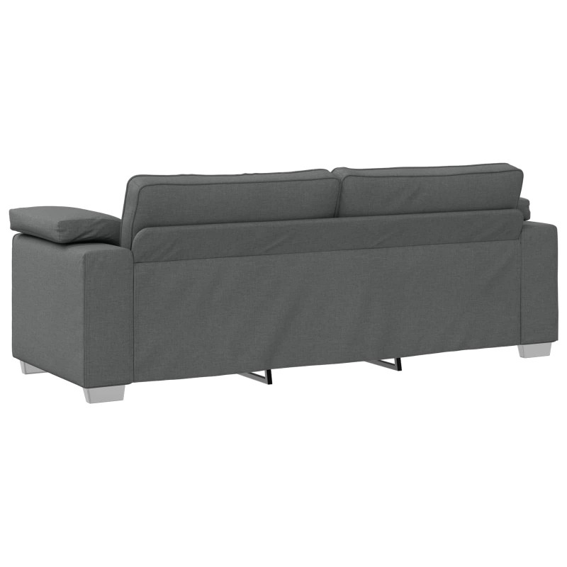 Sofa Ciemnoszary 220 x 80 x 82 cm tkanina
