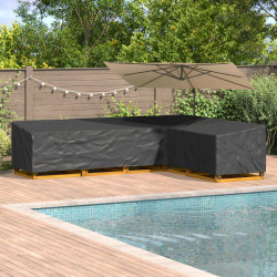Pokrowiec na meble Czarny 355 x 275 x 80 cm Tkanina Oxford 420D