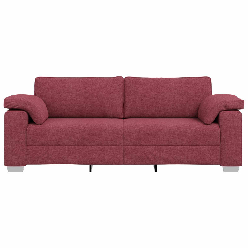 Sofa Czerwone wino 220 x 80 x 82 cm tkanina