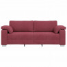 Sofa Czerwone wino 220 x 80 x 82 cm tkanina