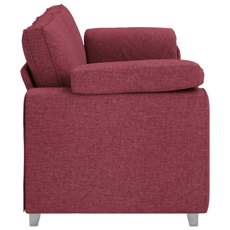 Sofa Czerwone wino 220 x 80 x 82 cm tkanina