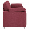 Sofa Czerwone wino 220 x 80 x 82 cm tkanina