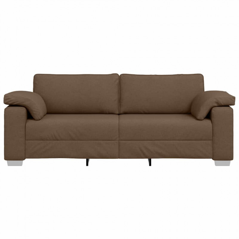 Sofa Brązowy 220 x 80 x 82 cm tkanina