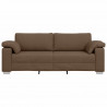 Sofa Brązowy 220 x 80 x 82 cm tkanina