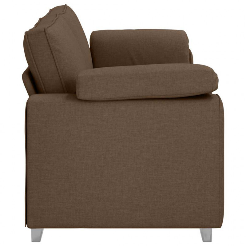 Sofa Brązowy 220 x 80 x 82 cm tkanina