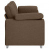 Sofa Brązowy 220 x 80 x 82 cm tkanina