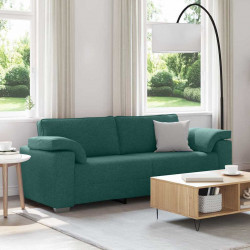 Sofa Ciemna zieleń 220 x 80 x 82 cm tkanina
