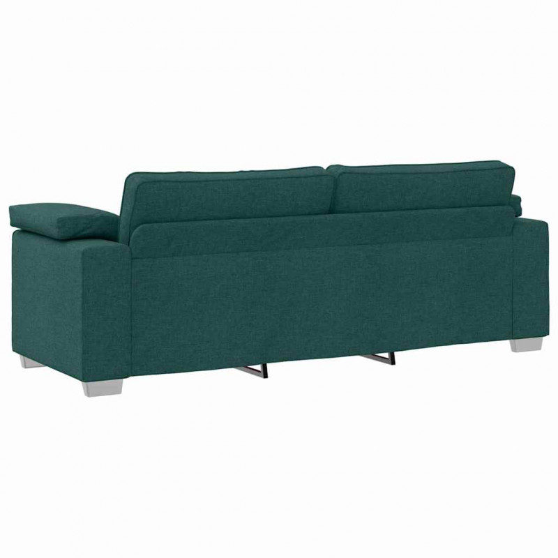 Sofa Ciemna zieleń 220 x 80 x 82 cm tkanina