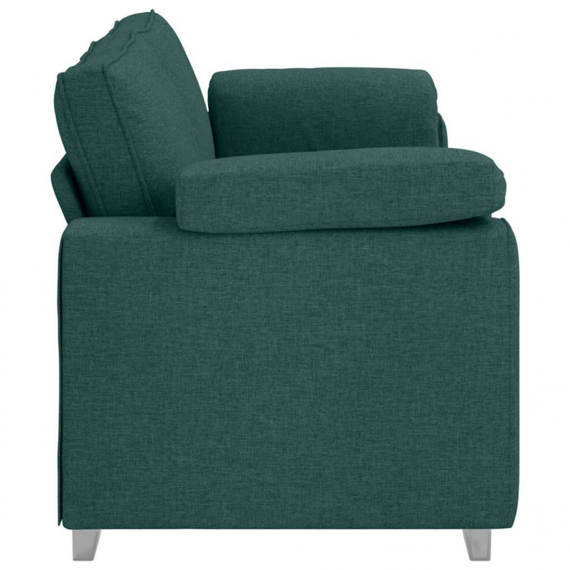 Sofa Ciemna zieleń 220 x 80 x 82 cm tkanina