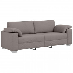Sofa Ciemnoszary 220 x 80 x 82 cm tkanina