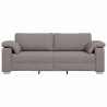Sofa Ciemnoszary 220 x 80 x 82 cm tkanina