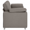 Sofa Ciemnoszary 220 x 80 x 82 cm tkanina