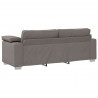 Sofa Ciemnoszary 220 x 80 x 82 cm tkanina