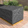 Pokrowiec na meble Czarny 355 x 275 x 80 cm Tkanina Oxford 210D
