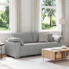 Sofa Szary chmur 220 x 80 x 82 cm tkanina