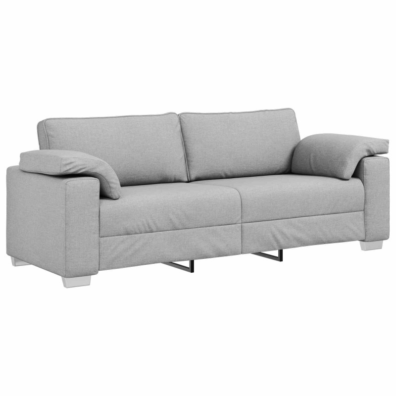 Sofa Szary chmur 220 x 80 x 82 cm tkanina