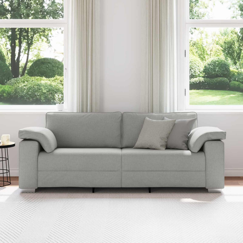 Sofa Szary chmur 220 x 80 x 82 cm tkanina