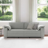 Sofa Szary chmur 220 x 80 x 82 cm tkanina