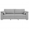 Sofa Szary chmur 220 x 80 x 82 cm tkanina